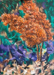 Nikita Agarwal, Acrylic on canvas